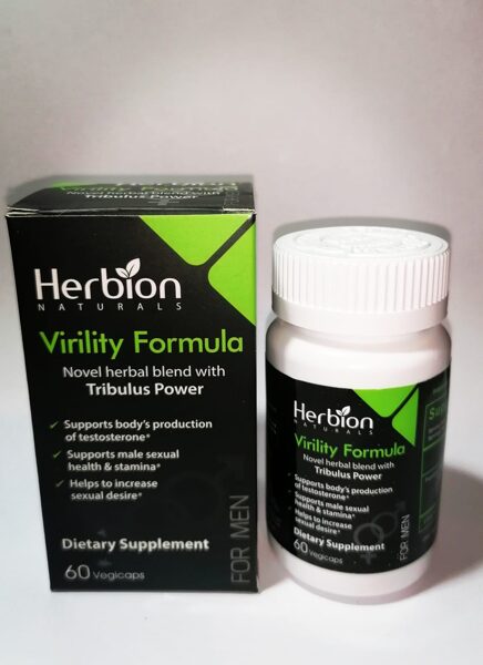 Herbion Naturals, vīrišķības formula, 60 Caps